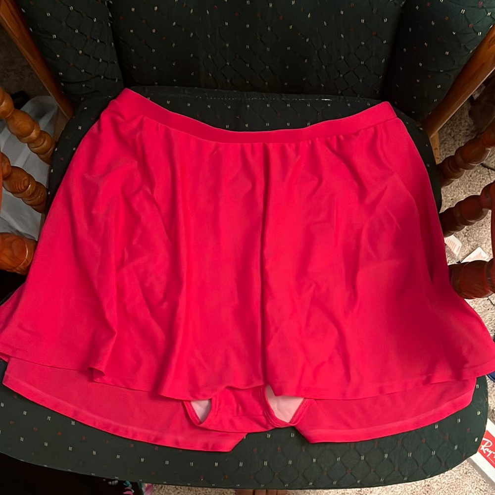 Torrid flowy swim skirt